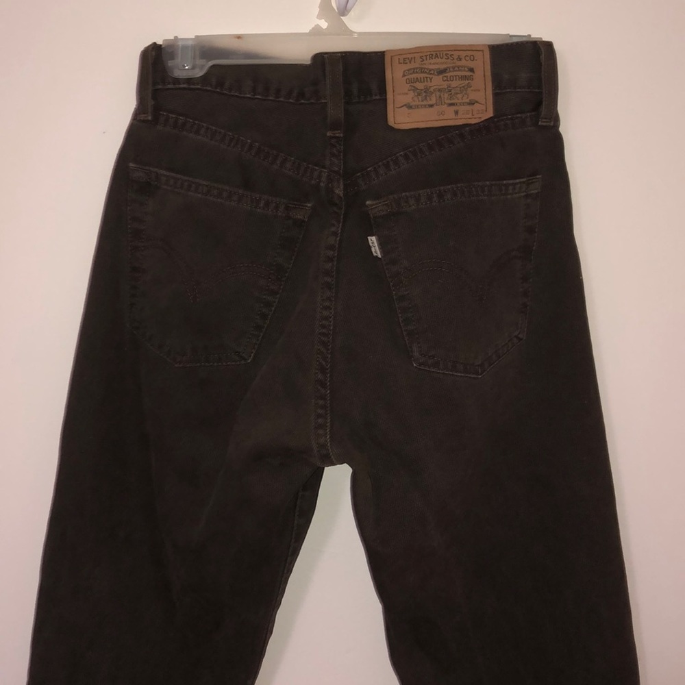 Authentic Levi’s high waisted brown jeans